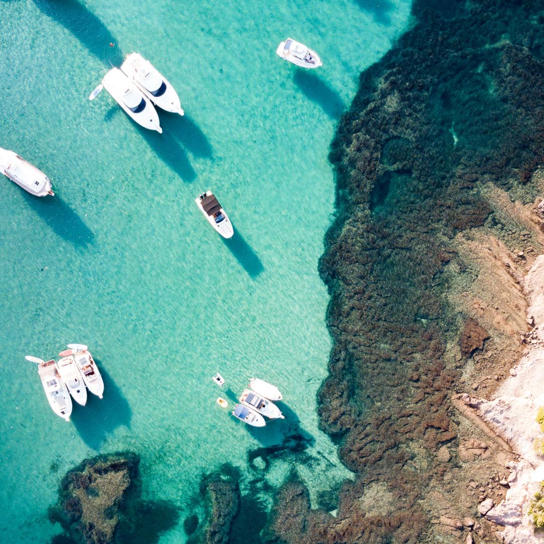 es grau isla colom Ausflug Menorca Boot