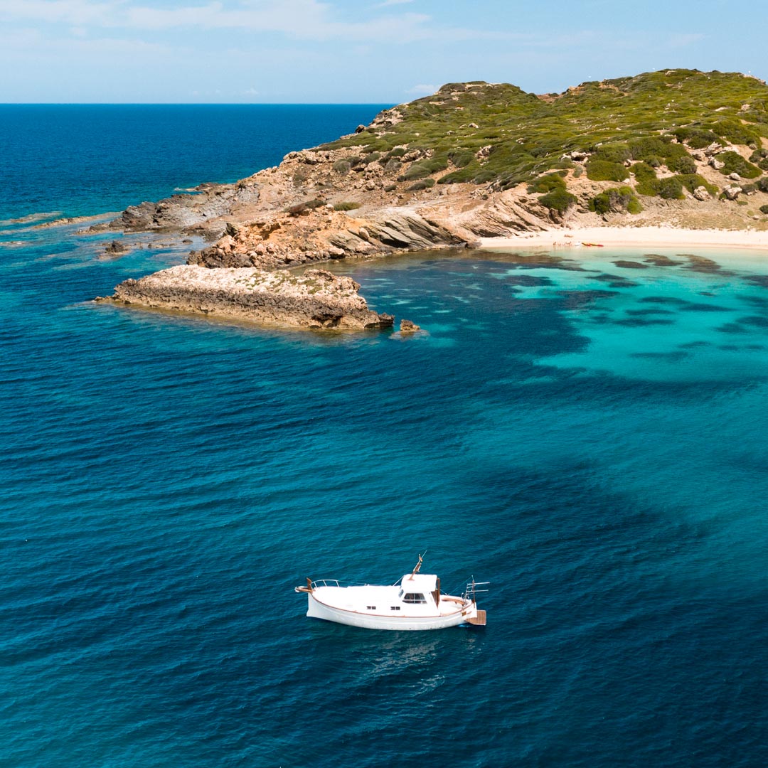 Es Grau Menorca Isla Colom Boat Rental