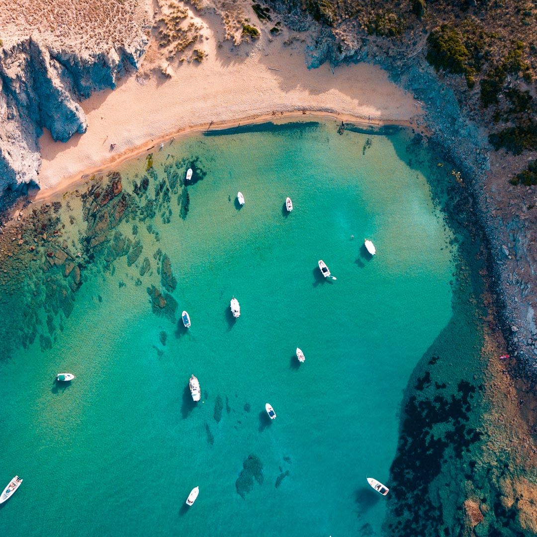 Mongofre Luftbild Drohne Playa Menorca